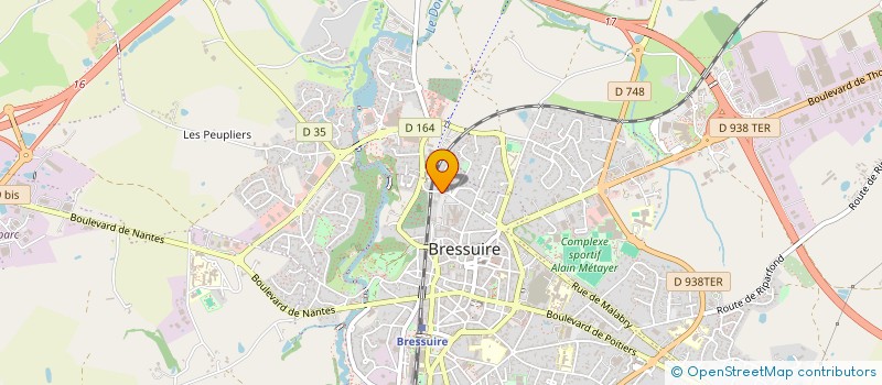 localisation de l'entreprise SCI HUNIES  BRESSUIRE