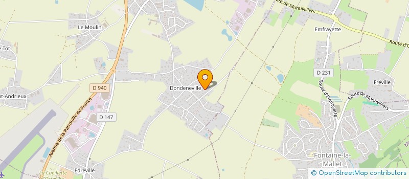 localisation de l'entreprise SCI HUNIJU  OCTEVILLE-SUR-MER