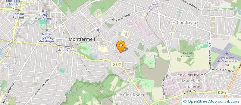 localisation de l'entreprise SCI HUNIVA à MONTFERMEIL