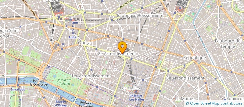localisation de l'entreprise SCI HUNT à PARIS