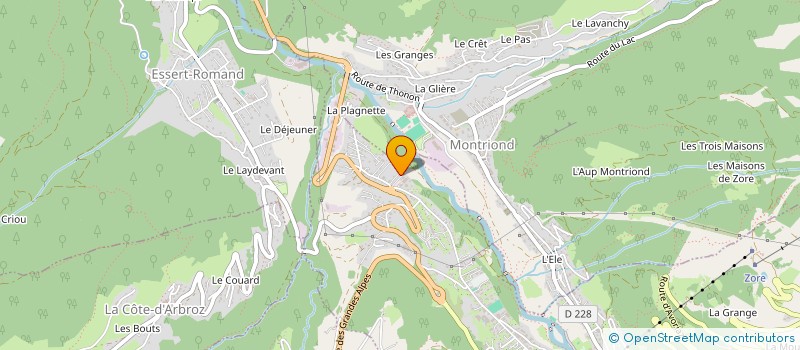 localisation de l'entreprise SCI HUNTER à MORZINE