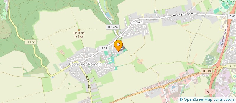 localisation de l'entreprise SCI HUPAUCA  COSNES-ET-ROMAIN