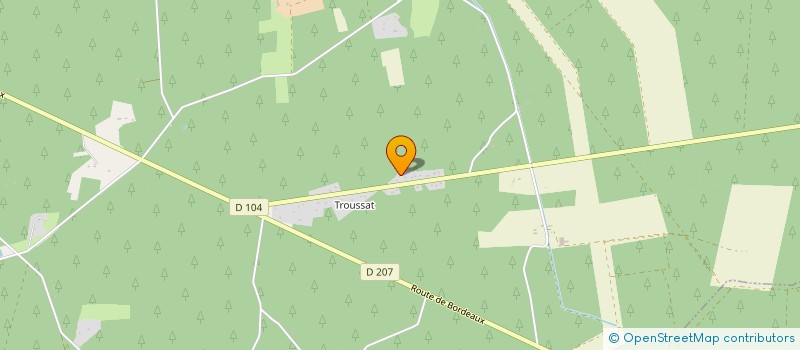 localisation de l'entreprise SCI HUPE  CARCANS