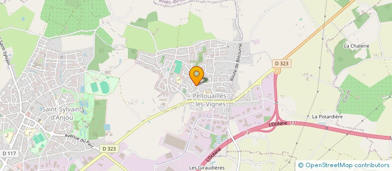 localisation de l'entreprise SCI HUSI  VERRIERES-EN-ANJOU