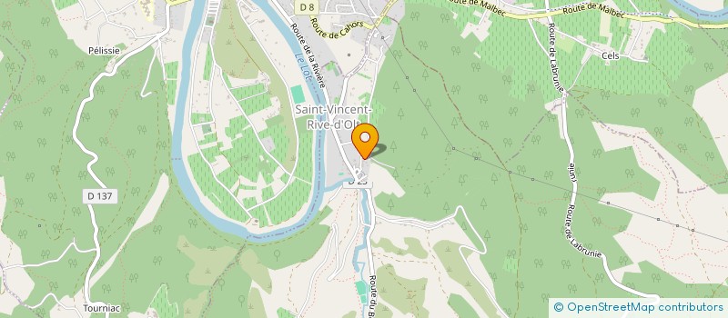 localisation de l'entreprise SCI HUSSON DAMIANI  SAINT-VINCENT-RIVE-D'OLT