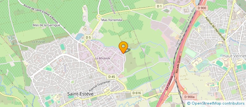 localisation de l'entreprise SCI HUSSON IMMO  SAINT-ESTEVE