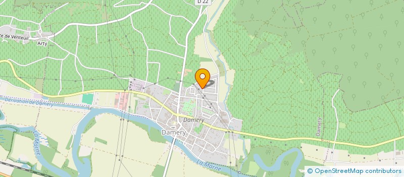 localisation de l'entreprise SCI HUSSON KLEIN  DAMERY