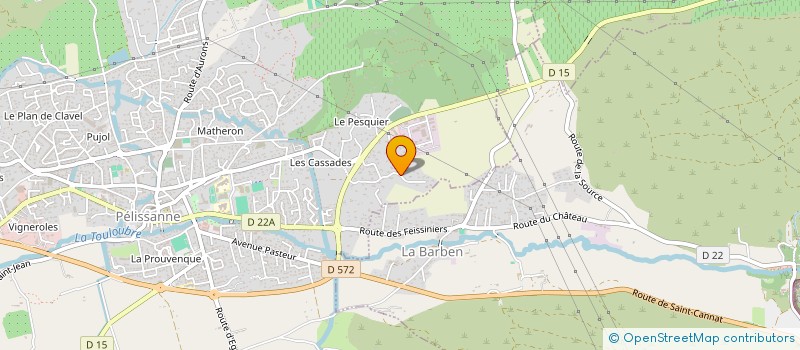 localisation de l'entreprise SCI HUTHEVIADE  PELISSANNE