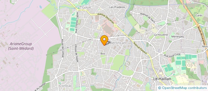 localisation de l'entreprise SCI HUTHOSA  SAINT-MEDARD-EN-JALLES