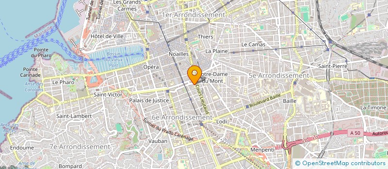 localisation de l'entreprise SCI HUTI à MARSEILLE