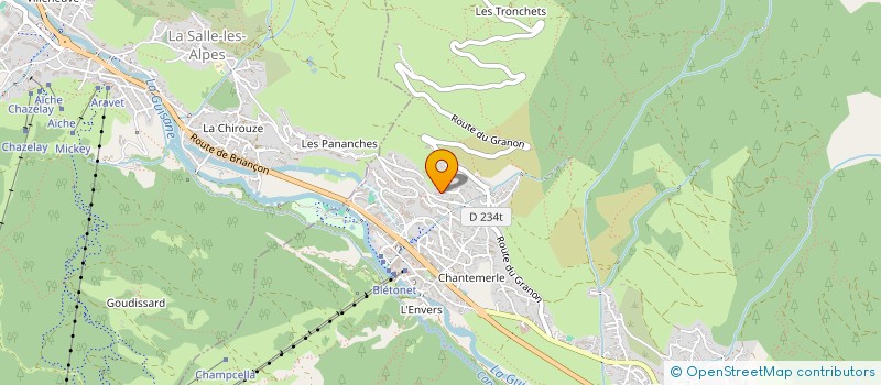 localisation de l'entreprise SCI HUTICLE  SAINT-CHAFFREY