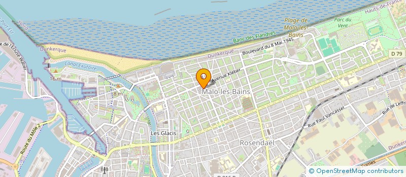 localisation de l'entreprise SCI HUTIN à DUNKERQUE