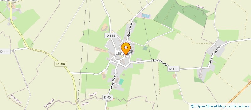 localisation de l'entreprise SCI HUTIN GONTHIEZ  WALINCOURT-SELVIGNY