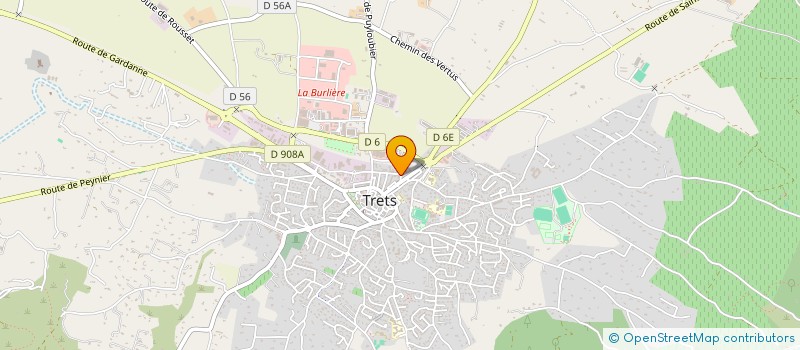 localisation de l'entreprise SCI HUTO  TRETS
