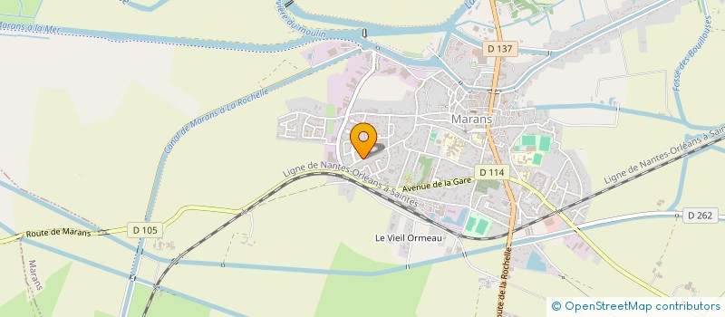 localisation de l'entreprise SCI HUTTE DE VELLUIRE  MARANS