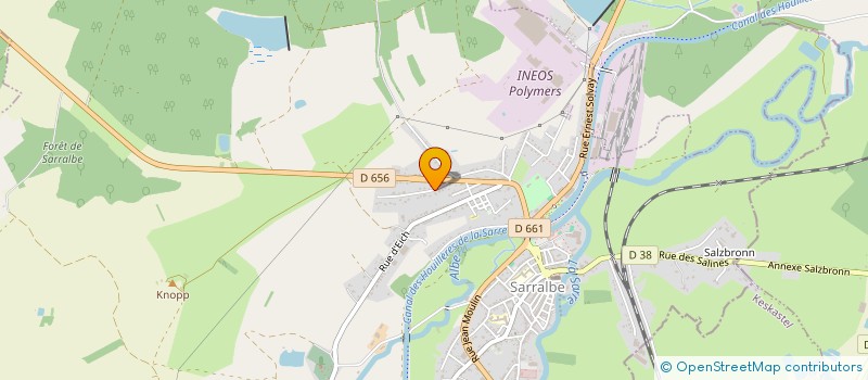 localisation de l'entreprise SCI HUTTENTAL à SARRALBE