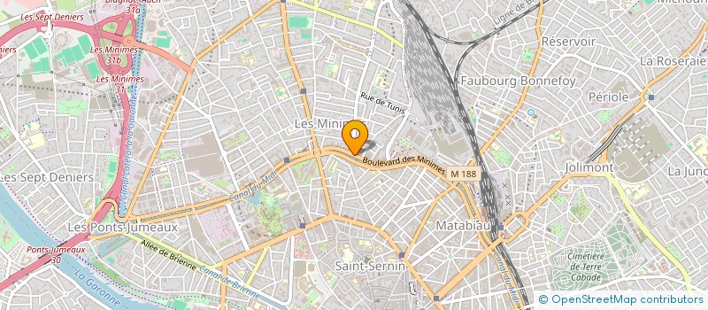 localisation de l'entreprise SCI HUYNH KIEU 48  TOULOUSE
