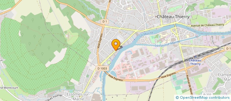 localisation de l'entreprise SCI HUYNH'S ET FILLE  CHATEAU-THIERRY