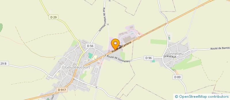 localisation de l'entreprise SCI HUYON  GOUZEAUCOURT