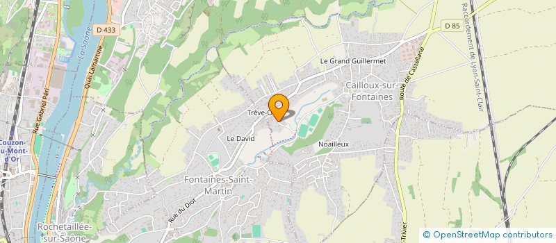 localisation de l'entreprise SCI HUZO  CAILLOUX-SUR-FONTAINES