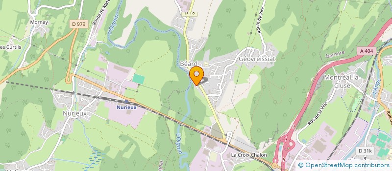 localisation de l'entreprise SCI HUZO  BEARD-GEOVREISSIAT