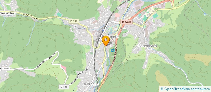 localisation de l'entreprise SCI HUZUR  LA BROQUE