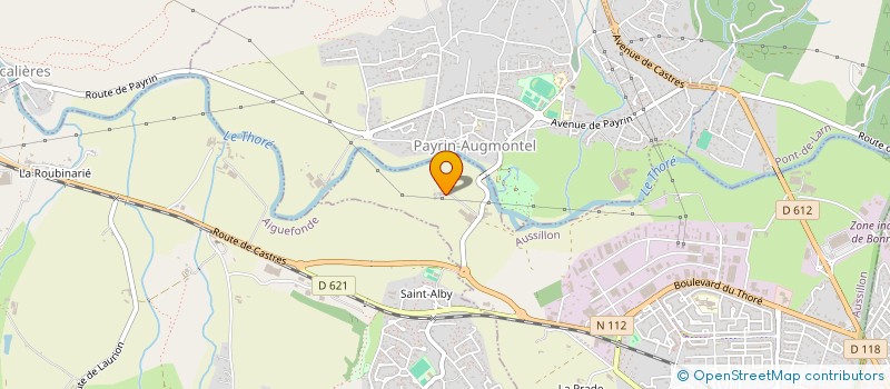 localisation de l'entreprise SCI HV  AUSSILLON