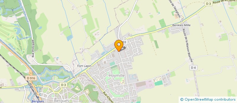 localisation de l'entreprise SCI HV BOURBOURG  HOYMILLE