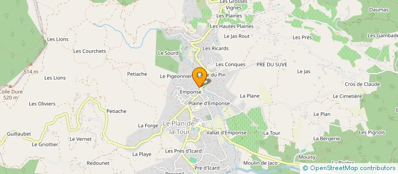localisation de l'entreprise SCI HVC à SAINTE MAXIME