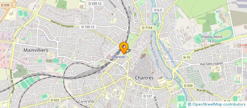 localisation de l'entreprise SCI HVF  CHARTRES
