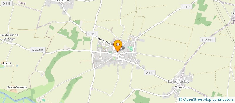 localisation de l'entreprise SCI HVL  THAIRE