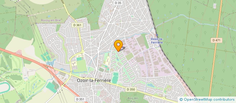 localisation de l'entreprise SCI HVM  OZOIR-LA-FERRIERE