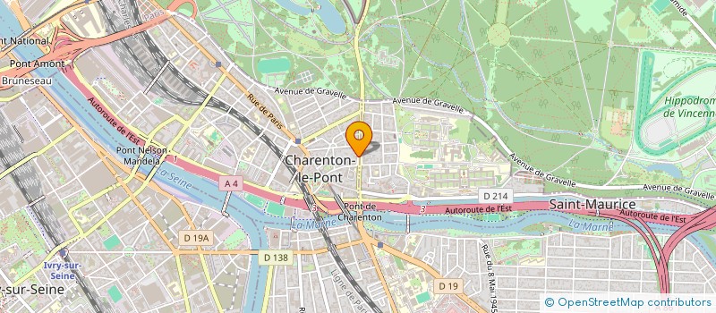 localisation de l'entreprise SCI HY  CHARENTON-LE-PONT