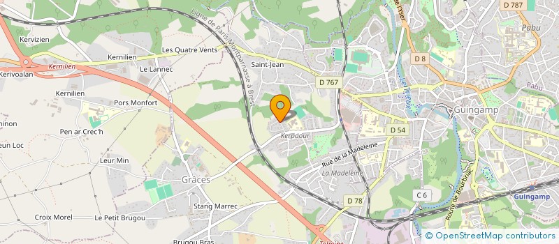 localisation de l'entreprise SCI HYACINTHE CHEVAL  GRACES