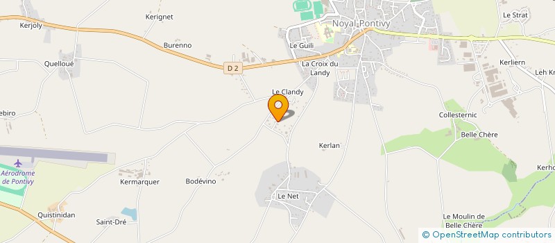 localisation de l'entreprise SCI HYACINTHE ET ROBERT  NOYAL-PONTIVY