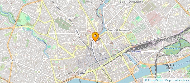localisation de l'entreprise SCI HYBAL à NANTES