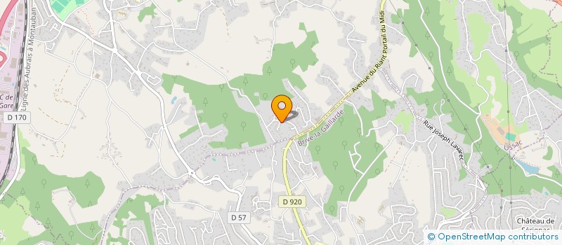 localisation de l'entreprise SCI HYCARMAH  USSAC