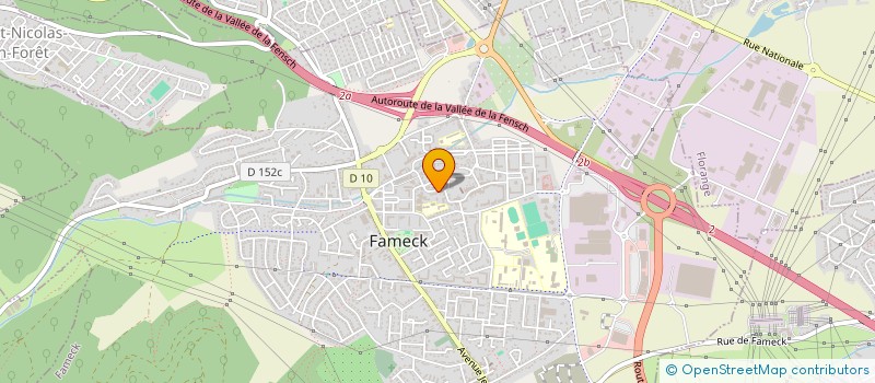 localisation de l'entreprise SCI HYD  FAMECK