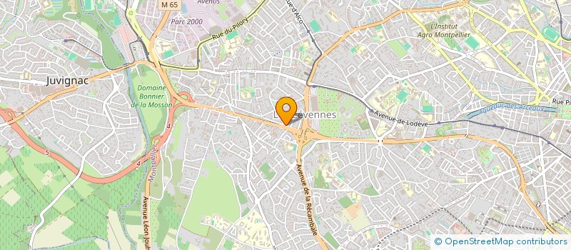 localisation de l'entreprise SCI HYDRA à MONTPELLIER