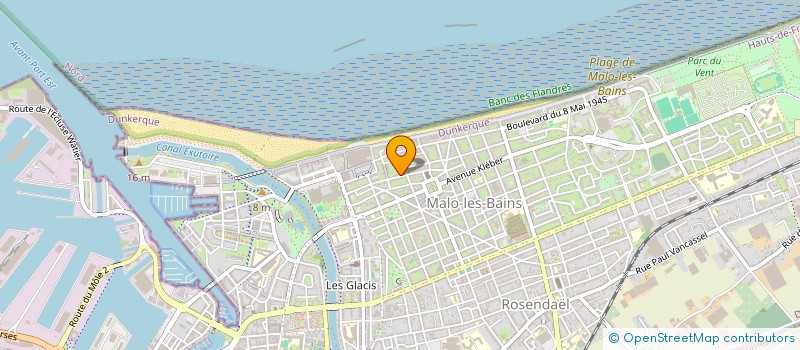 localisation de l'entreprise SCI HYDRA à DUNKERQUE