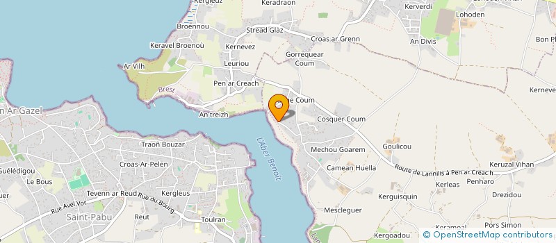 localisation de l'entreprise SCI HYDRA  LANNILIS