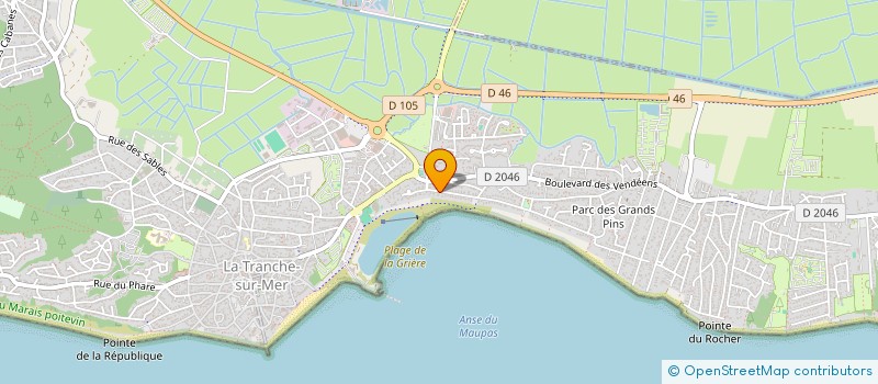 localisation de l'entreprise SCI HYDRA à LA TRANCHE-SUR-MER