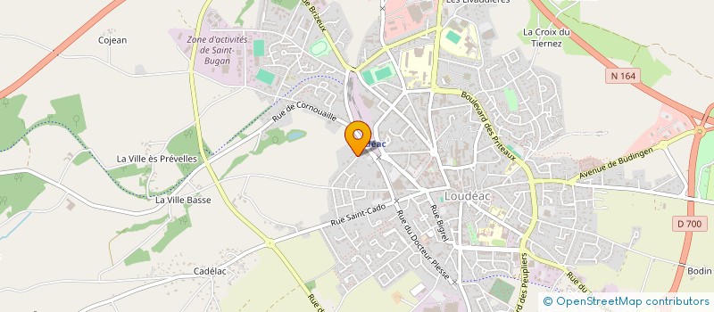 localisation de l'entreprise SCI HYDRO à LOUDEAC