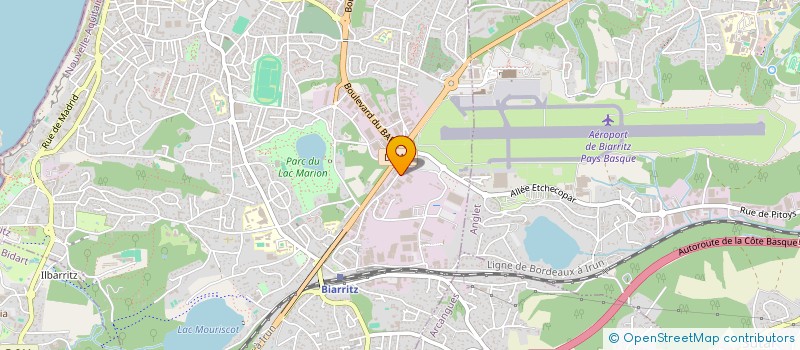 localisation de l'entreprise SCI HYDRO à BIARRITZ