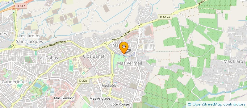 localisation de l'entreprise SCI HYDROIMMO à PERPIGNAN