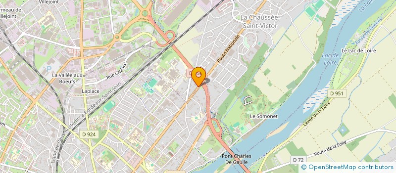 localisation de l'entreprise SCI HYDROKYNE  LA CHAUSSEE SAINT VICTOR