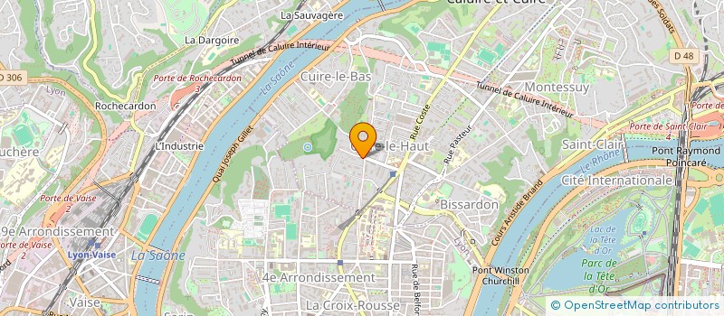 localisation de l'entreprise SCI HYK  CALUIRE-ET-CUIRE