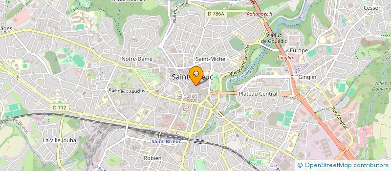 localisation de l'entreprise SCI HYLL à SAINT-BRIEUC