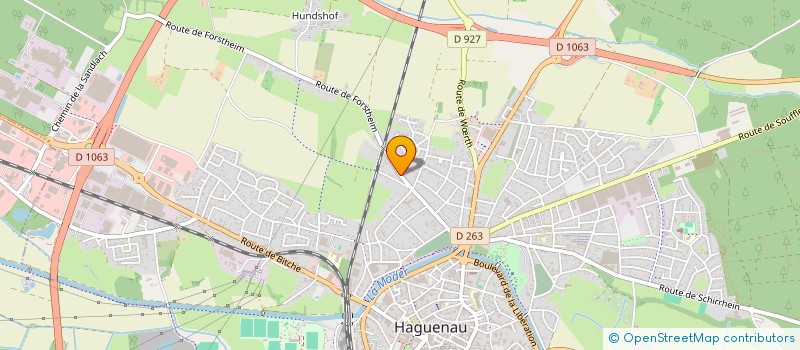 localisation de l'entreprise SCI HYMMO  HAGUENAU