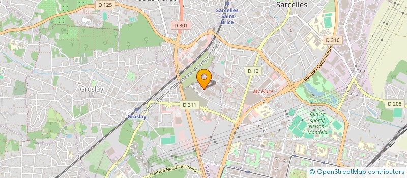 localisation de l'entreprise SCI HYO  GROSLAY